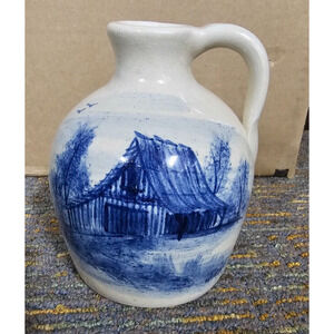Paul Storie Pottery ~ Vase Jug5 3/4" ~ Blue Country Barn
